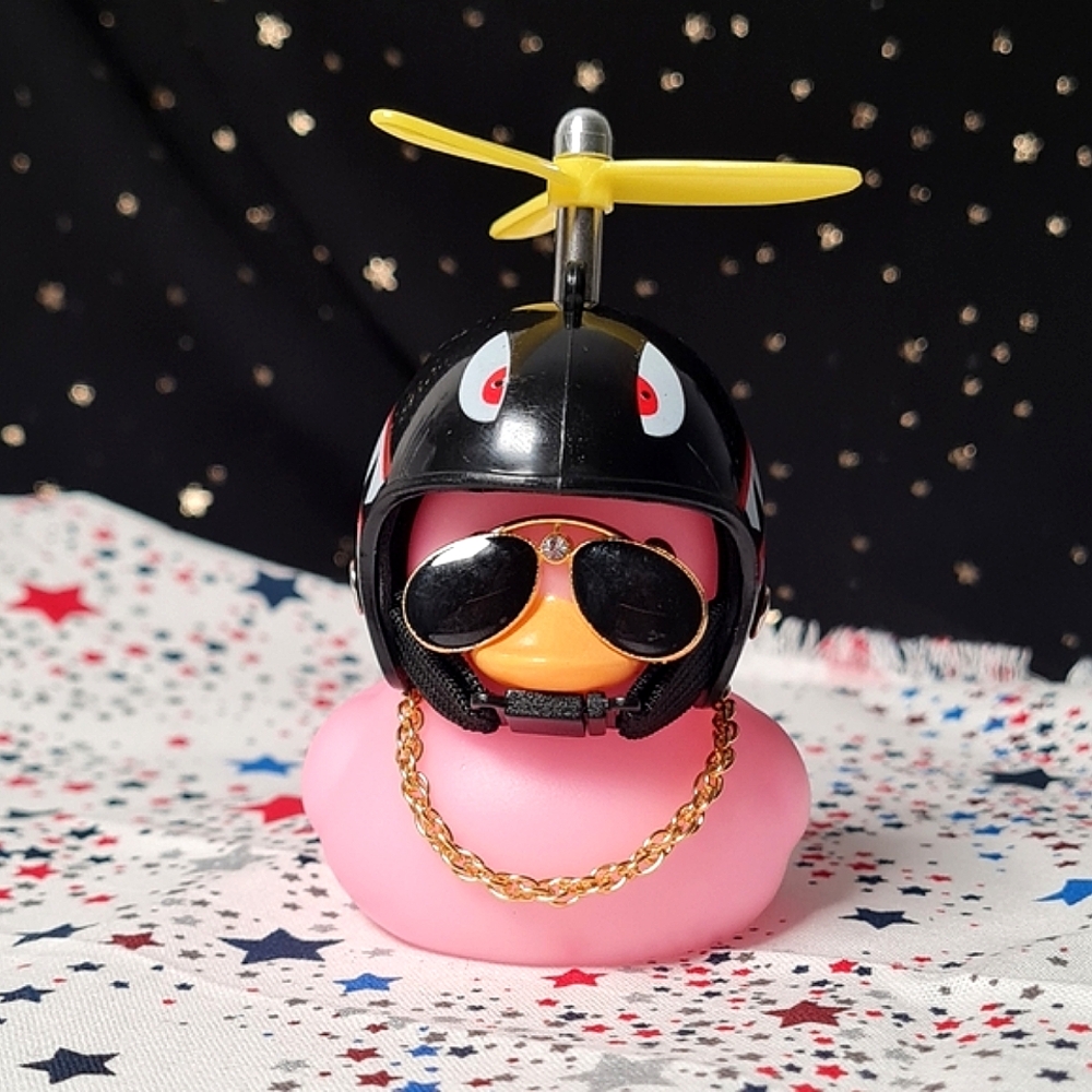 Pink Spitfire Propeller Helmet Duck